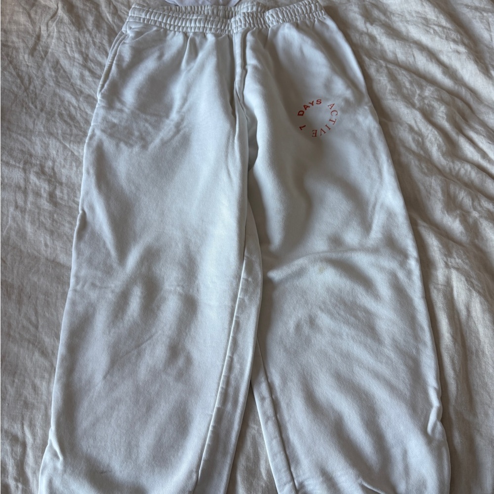 White 7 days Active Sweatpants